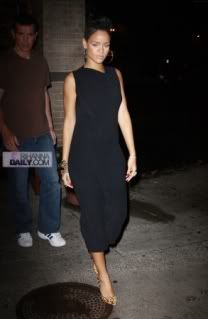 Rihanna dining at Da Silvano restaurant in NYC