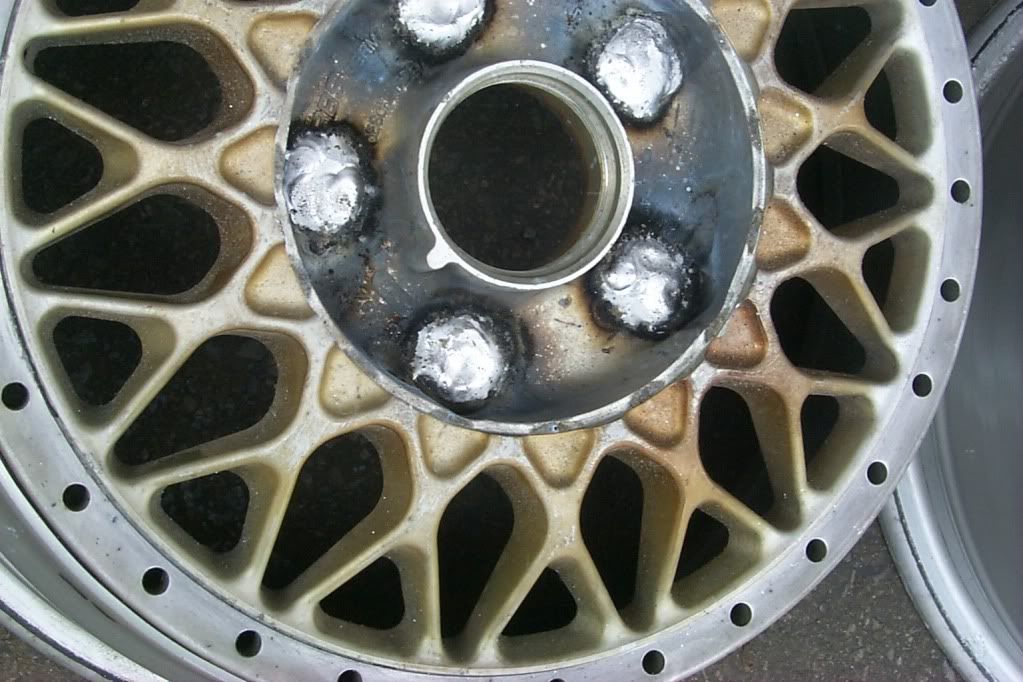Filled and drilled bbs rs 5x114 to 4x100....