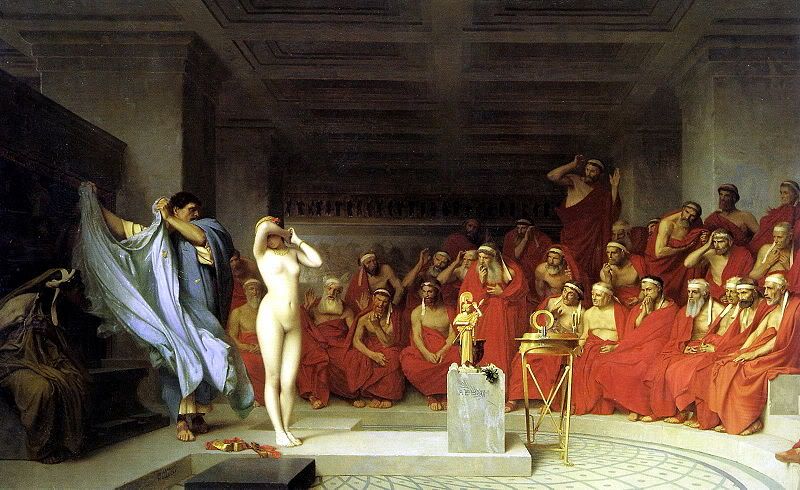 &quot;Phryne Before the Areopagus&quot; by Jean-Leon Gerome