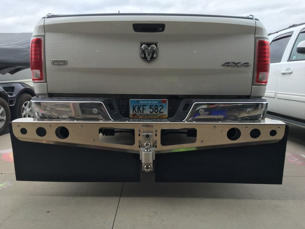 Rockstar Hitch Mounted Rock Guard & Dual Exhaust