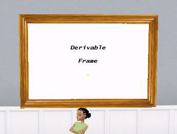 Derivable Frame - light brown