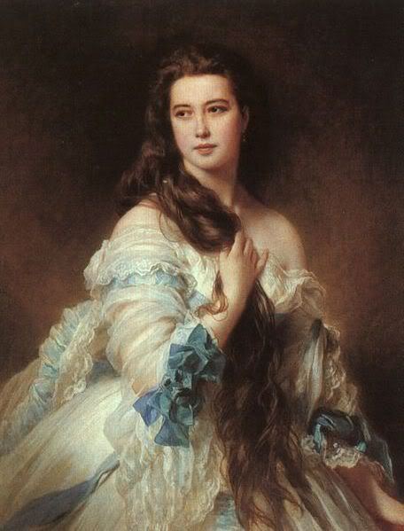 Portrait of Madame Barbe de Rimsky-Korsak_Winterhalter