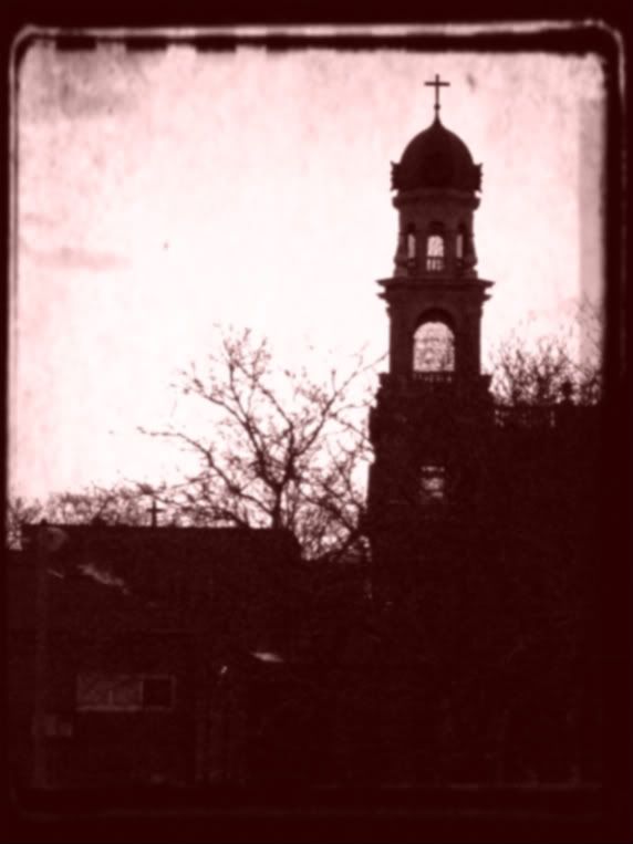 I aged this photo to look like an old church when really it was a picture I snapped while we were driviing through Chicago from the highway. Pictures, Images and Photos