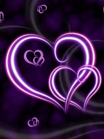 Black Wallpaper on Backgrounds    Purple Hearts Background Picture By Frazay99