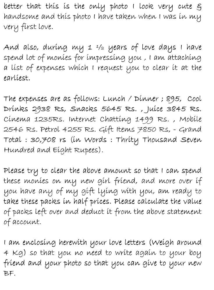 Love letter to an Love letter to an