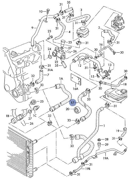 Audi A4 Cooling System Diagram - Hanenhuusholli