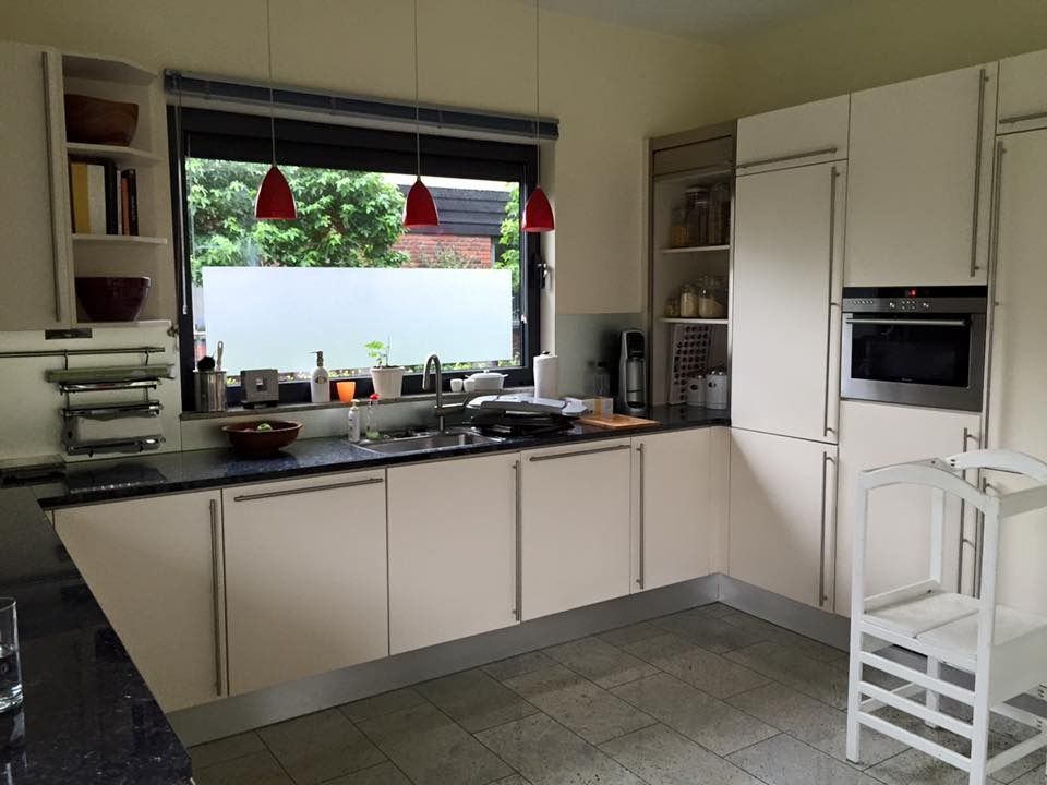 Dutch Kitchen in Modern Home.