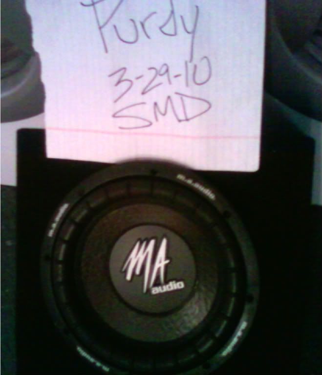 MA Audio 1000XL 10" Competition Subwoofer For Sale Car audio related