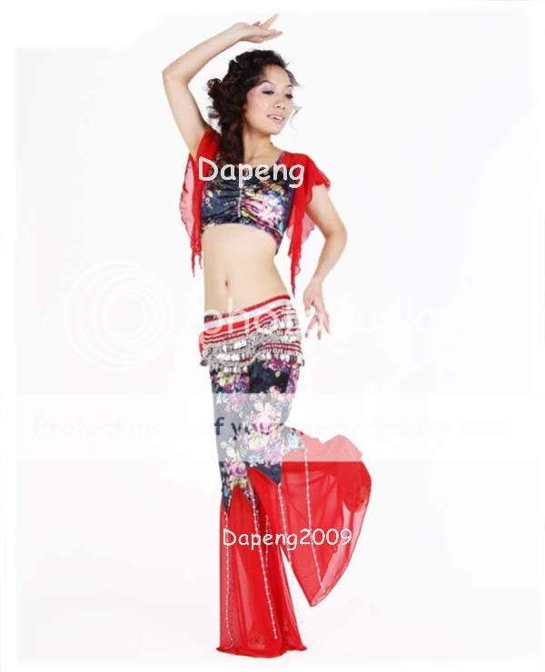 Yoga Belly Dance Costume Set Top & Pants Dp1587  