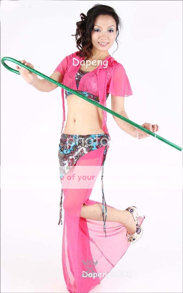 Belly Dance Set Outfit  Top & Pants Skirt Dp1581  