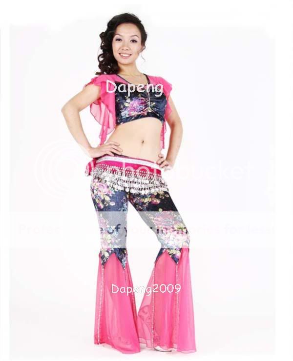 Yoga Belly Dance Costume Set Top & Pants Dp1587  