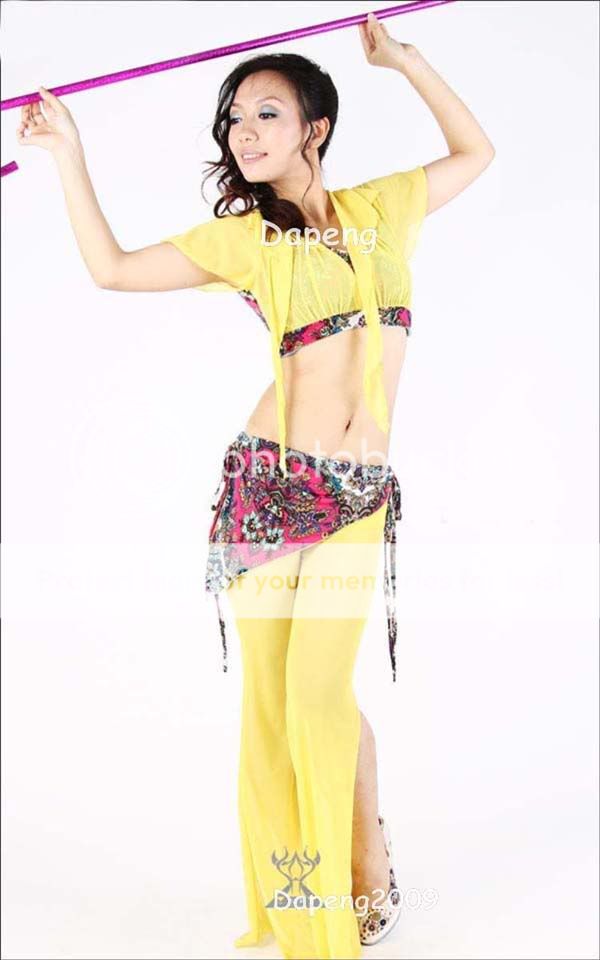 Belly Dance Set Outfit  Top & Pants Skirt Dp1581  