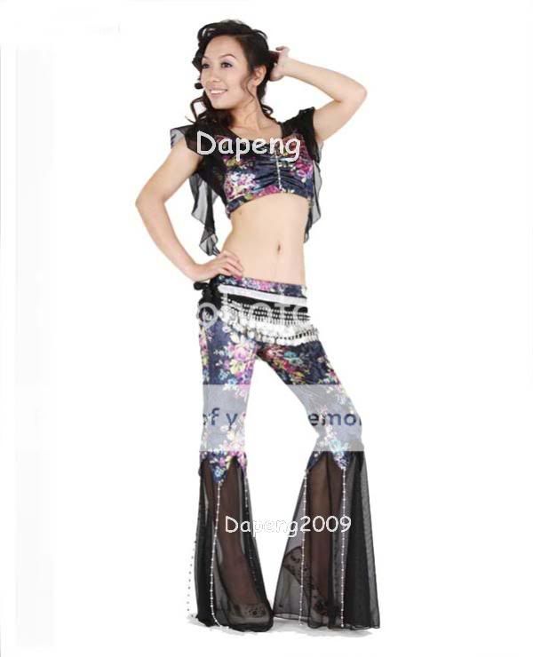 Yoga Belly Dance Costume Set Top & Pants Dp1587  