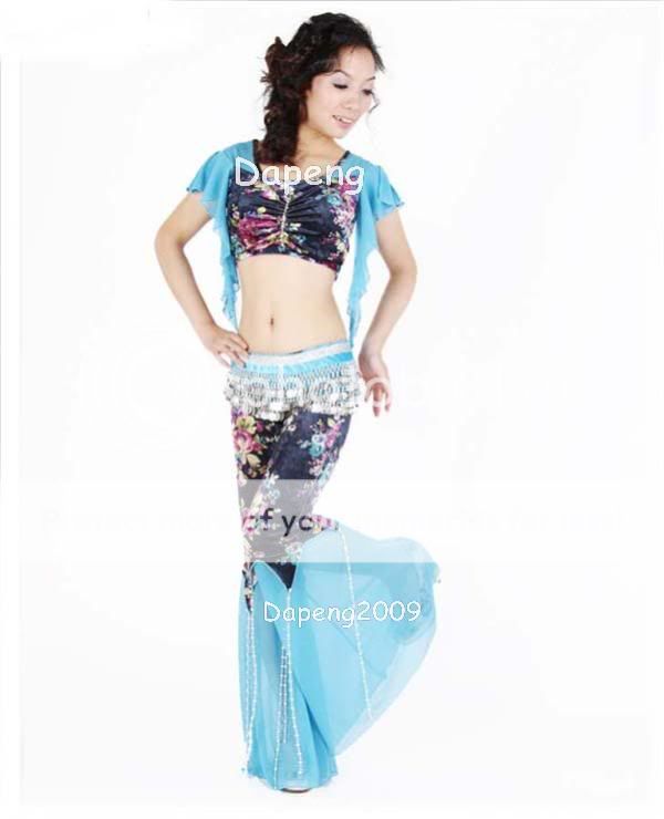 Yoga Belly Dance Costume Set Top & Pants Dp1587  