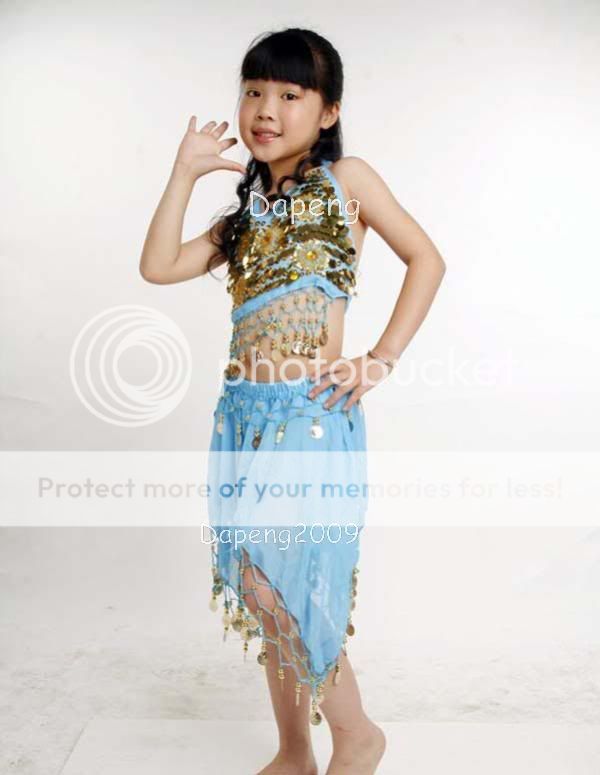 Children Kids Girl Belly Dancing Dress of Top Skirt DP007